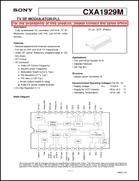 CXA1994AM Datasheet