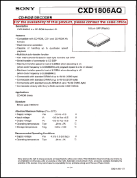 CXD1804AR Datasheet