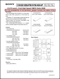 CXK581000AP-55SL Datasheet