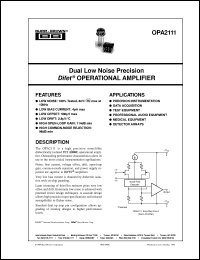 OPA228UA Datasheet