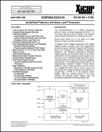 X24F032S-5 Datasheet