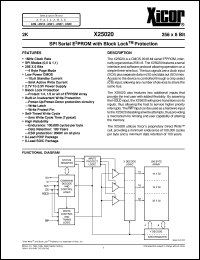 X25080V Datasheet