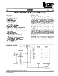 X25021SI-3 Datasheet