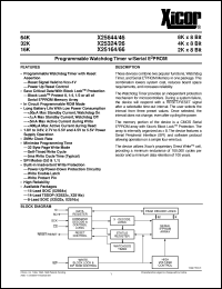 X25166S14-2,7 Datasheet