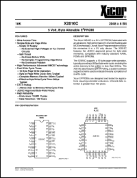 X2816CS-12 Datasheet