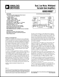 AD600 Datasheet