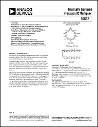 AD632 Datasheet