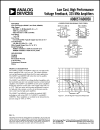 AD8058 Datasheet