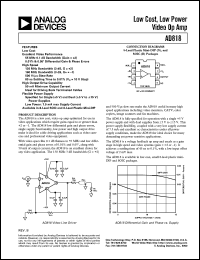 AD818 Datasheet