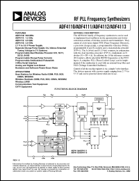 ADF4117 Datasheet