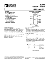 ADG221 Datasheet