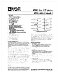 ADG442 Datasheet