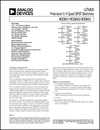 ADG663 Datasheet