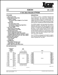 X28C64TI-25 Datasheet