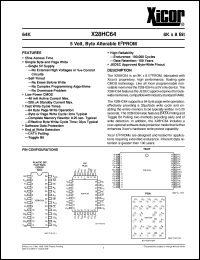 X28HC64SM-70 Datasheet