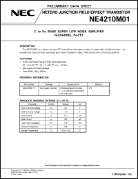 NE4210M01-T2 Datasheet