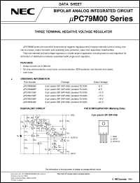 UPC79M08HF Datasheet