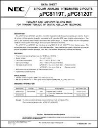 UPC8120T-E3 Datasheet