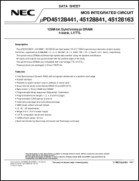 UPD45128163G5-A10B-9JF Datasheet