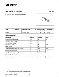 BF506 Datasheet