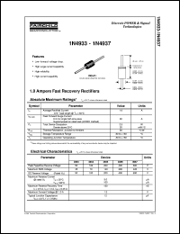 1N4937 Datasheet