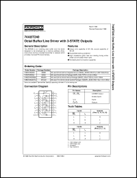 74ABT244CSJ Datasheet