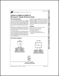 LM385BYZ-1.2 Datasheet