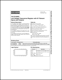 74LCX16652CW Datasheet