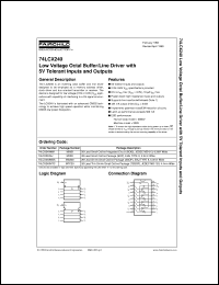 74LCX240SJX Datasheet