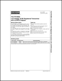 74LVTH16952MTDX Datasheet