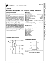 LM4120IM5X-3.0 Datasheet