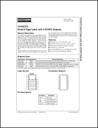 74VHC373MTC Datasheet