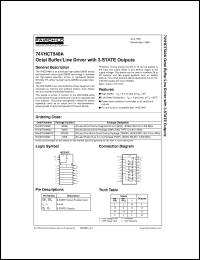 74VHCT541AMX Datasheet