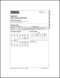 DM74LS193CW Datasheet