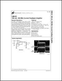 LM6181IMX Datasheet