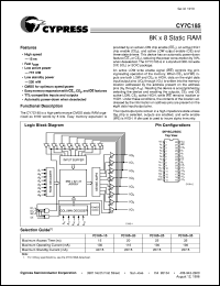 CY7C185-35SC Datasheet