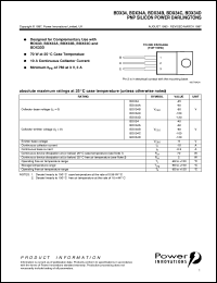 BDX34A Datasheet