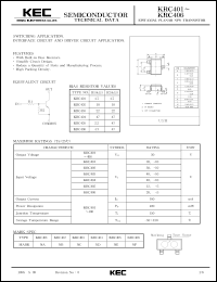 KRC405 Datasheet