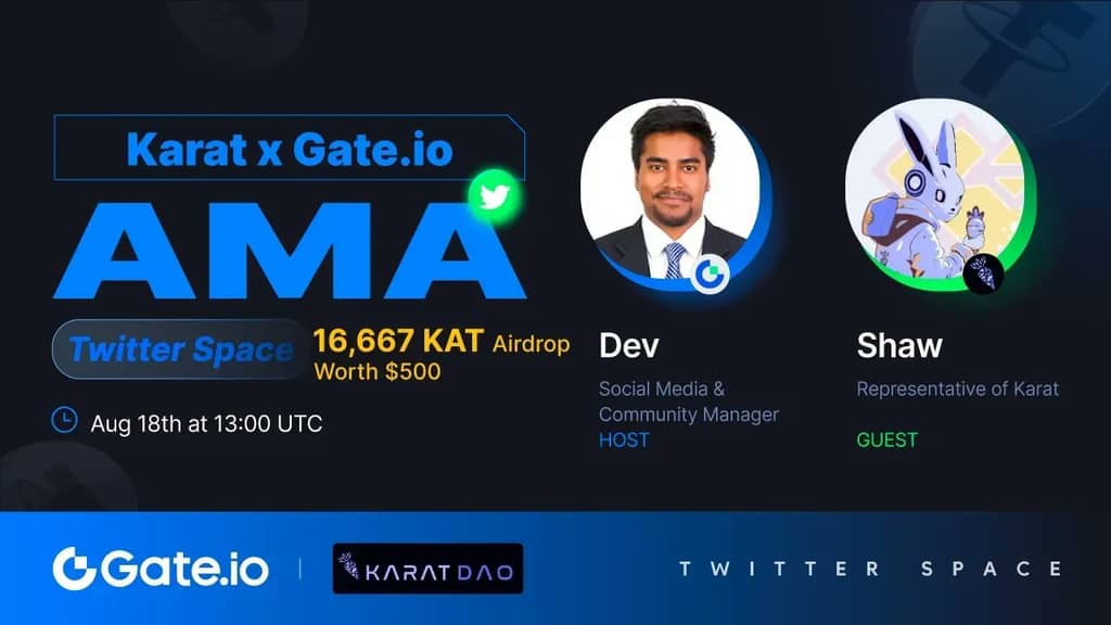 Gate.io AMA with Karat-The Largest Data Network on zkSync