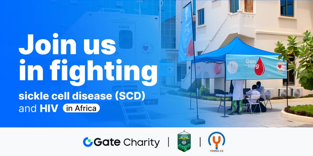 Join GateCharity x Leo Club Beryl x Young3.0 Donation Program to Fight Diseases In Africa