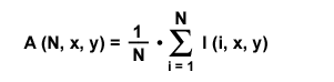 Image Averaging over set of N images