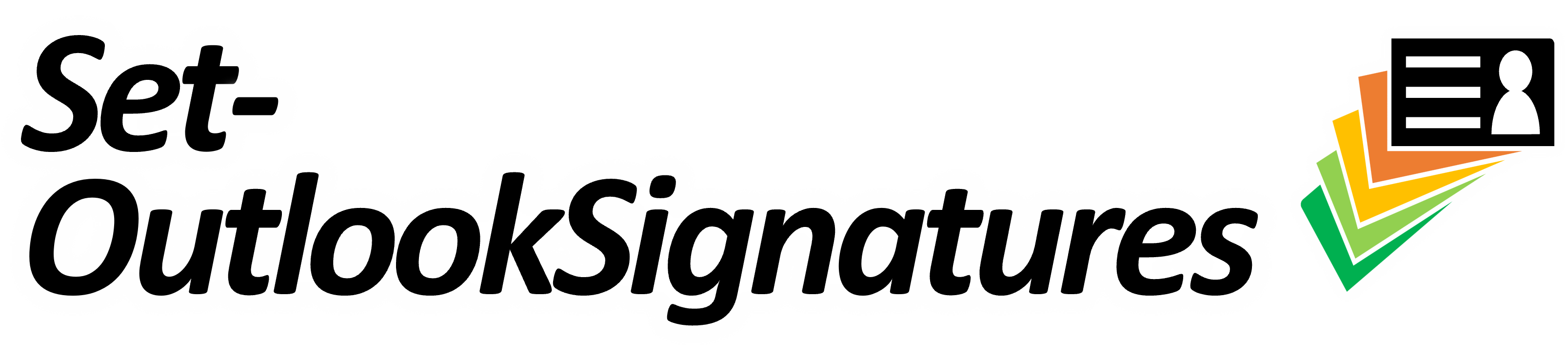 Set-OutlookSignatures Set-OutlookSignatures