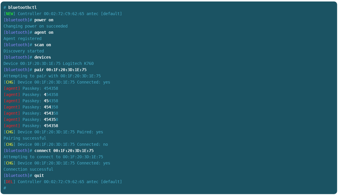ConsoleOutput Example
