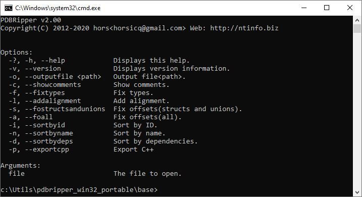 Screenshot console alt text