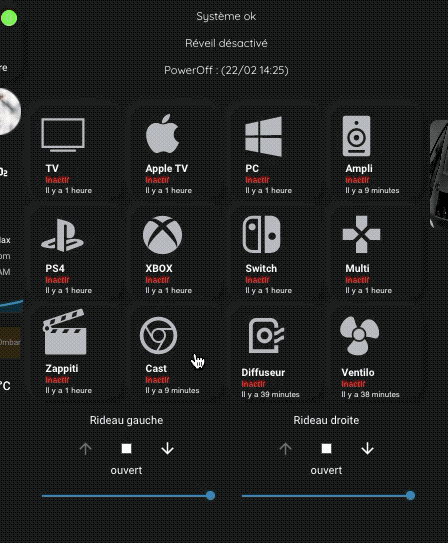 Vues Lovelace animation