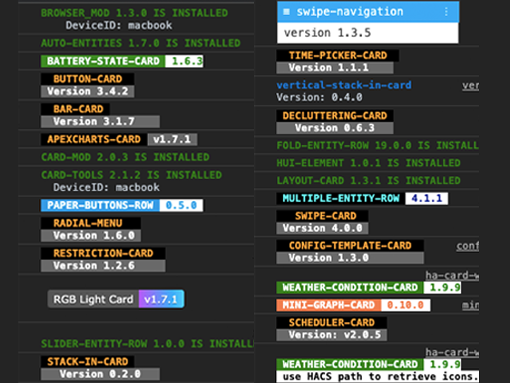Vues Lovelace animation