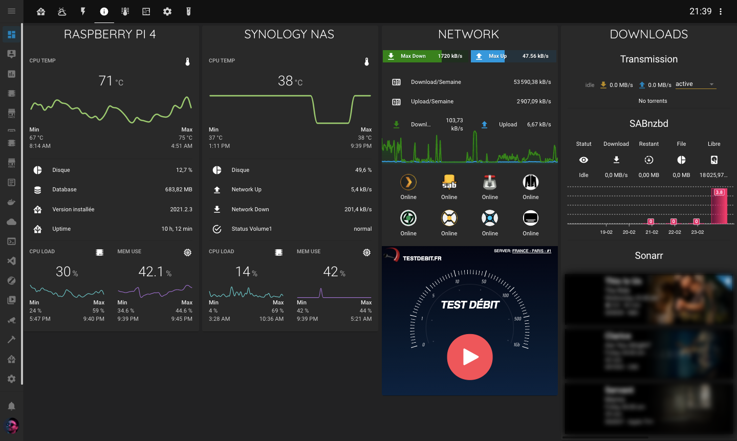 Vues Lovelace animation