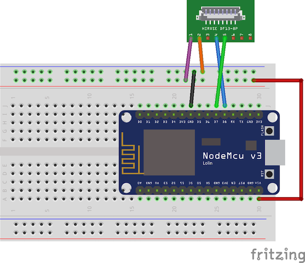 Fritzing schematics