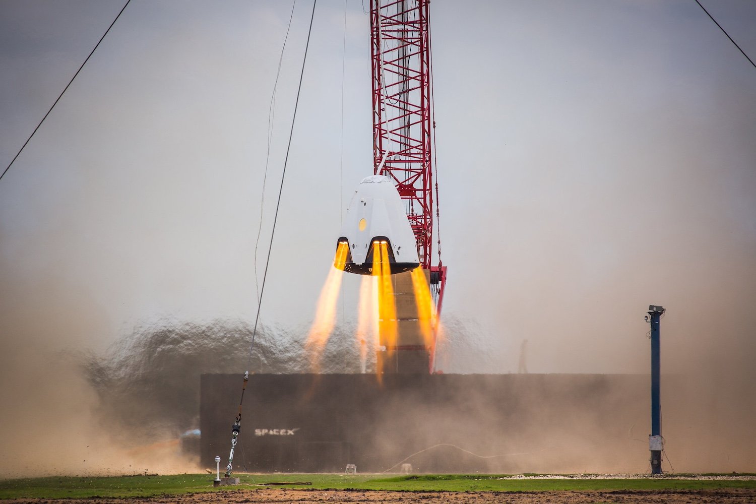 The Spacex Dragon capsule