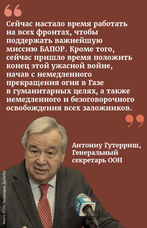 Цитата Генсека ООН по Газе